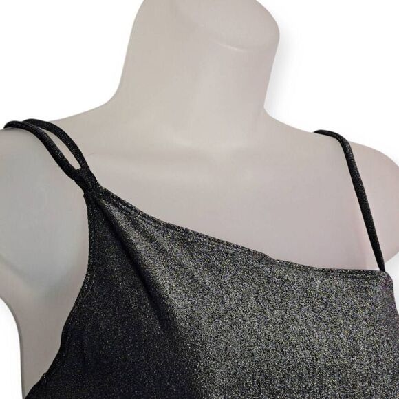 A Byer California Women's Vintage 90s Metallic Strappy Top size M - Picture 3 of 6